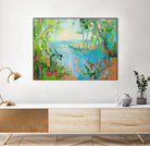 Eternal Summer by Angela Saxon on GIANT ART - multicolor coastal; landscapes; contemporary