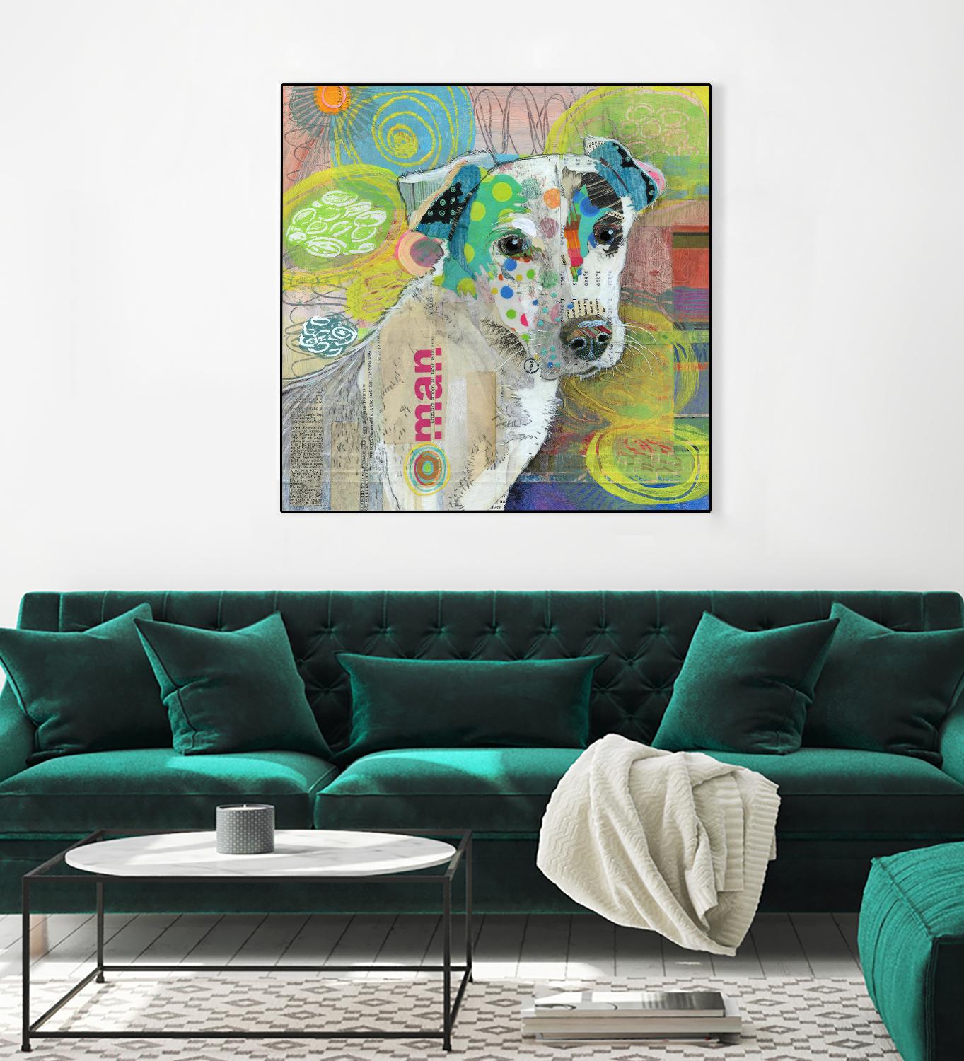 The Ham Man by Judy Verhoeven on GIANT ART - multicolor animals; contemporary