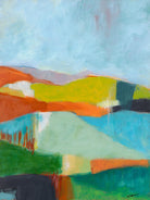 North Bay Hills by Jan Weiss on GIANT ART - multicolor landscapes; abstracts; contemporary