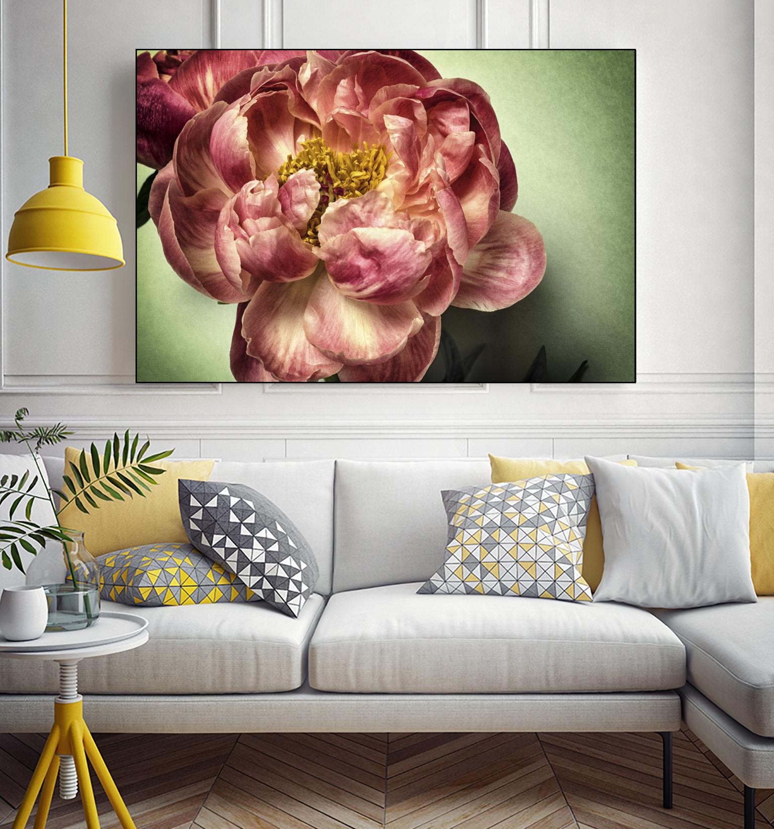 Standing in the Sun III by Jennifer Beavers on GIANT ART - green floral