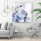 Light Floral I by Eva Watts on GIANT ART - purple floral