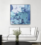 Drift II by Eva Watts on GIANT ART - cyan wildlife