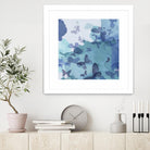 Drift II by Eva Watts on GIANT ART - cyan wildlife