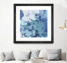 Drift II by Eva Watts on GIANT ART - cyan wildlife