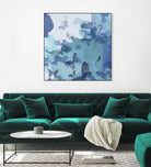 Drift II by Eva Watts on GIANT ART - cyan wildlife