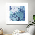 Drift II by Eva Watts on GIANT ART - cyan wildlife