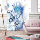 Aqua II by Kathryn Neale on GIANT ART - white abstract