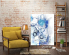 Aqua II by Kathryn Neale on GIANT ART - white abstract