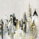 Golden Cityscape by Valeria Mravyan on GIANT ART - gold city scene