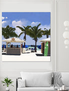 Key West Cabana I by Rick Novak on GIANT ART - green tropical