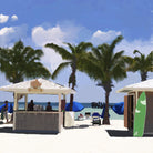 Key West Cabana I by Rick Novak on GIANT ART - green tropical