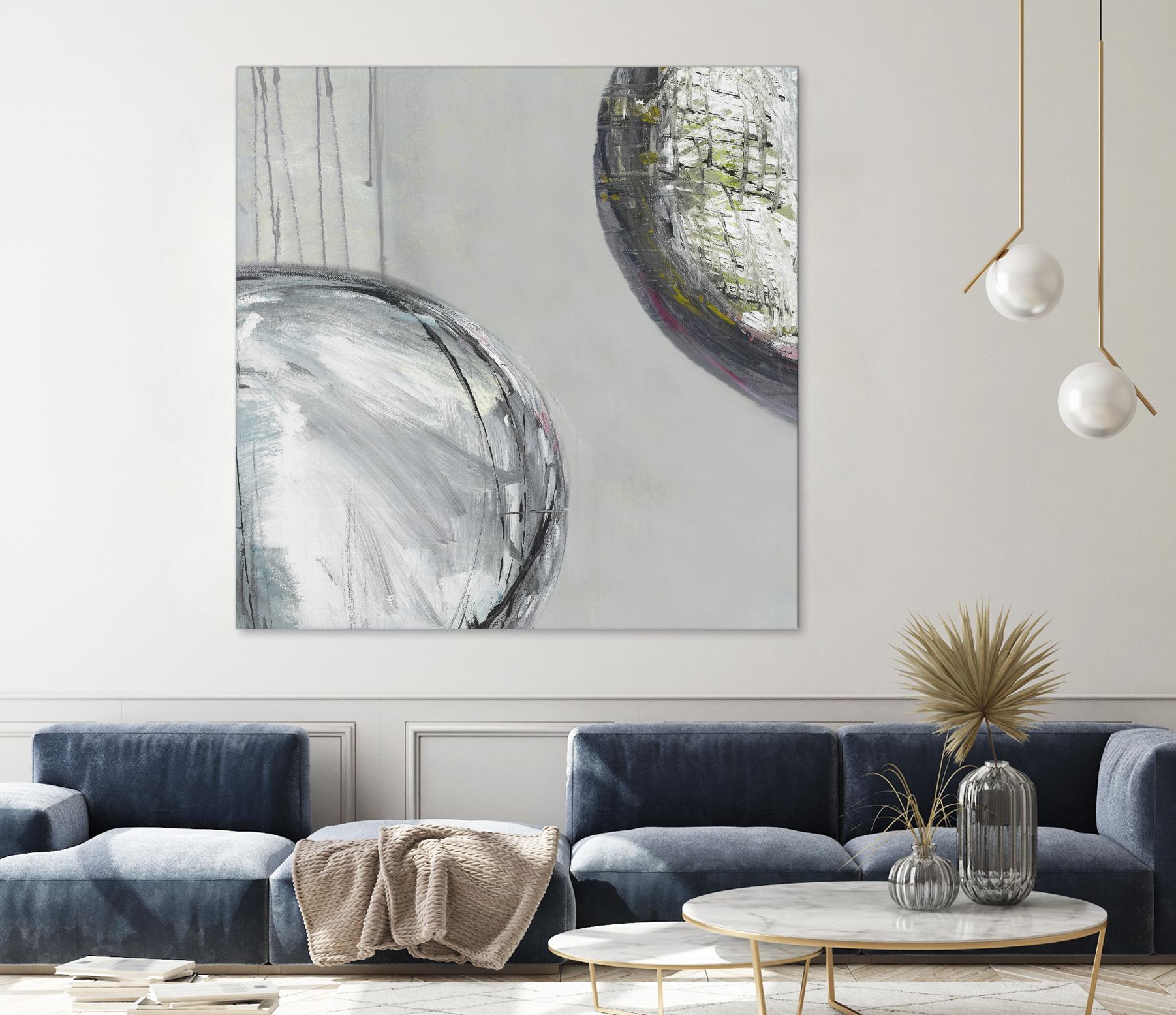 Follow II by Pamela Ozery on GIANT ART - white abstract