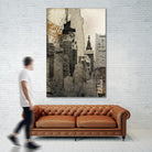 New York Local by Irena Orlov on GIANT ART - black city scene
