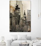 New York Local by Irena Orlov on GIANT ART - black city scene