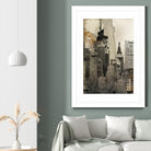 New York Local by Irena Orlov on GIANT ART - black city scene