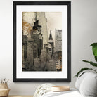 New York Local by Irena Orlov on GIANT ART - black city scene