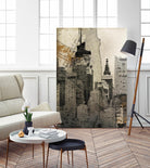 New York Local by Irena Orlov on GIANT ART - black city scene