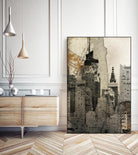 New York Local by Irena Orlov on GIANT ART - black city scene