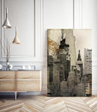 New York Local by Irena Orlov on GIANT ART - black city scene