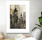 New York Local by Irena Orlov on GIANT ART - black city scene