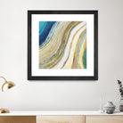 Agate I by PI Studio on GIANT ART - blue abstract