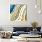 Agate I by PI Studio on GIANT ART - blue abstract
