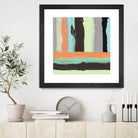 Alt Stripes I by PI Studio on GIANT ART - brown abstract