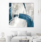 Black Ink I Indigo Version by PI Studio on GIANT ART - blue abstract