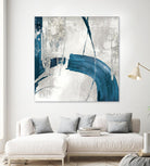 Black Ink I Indigo Version by PI Studio on GIANT ART - blue abstract