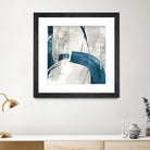 Black Ink I Indigo Version by PI Studio on GIANT ART - blue abstract