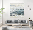 Black Waves by PI Studio on GIANT ART - blue abstract