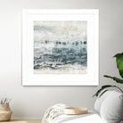Black Waves by PI Studio on GIANT ART - blue abstract