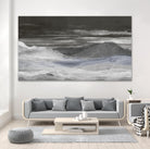 Black Rock by PI Studio on GIANT ART - white abstract