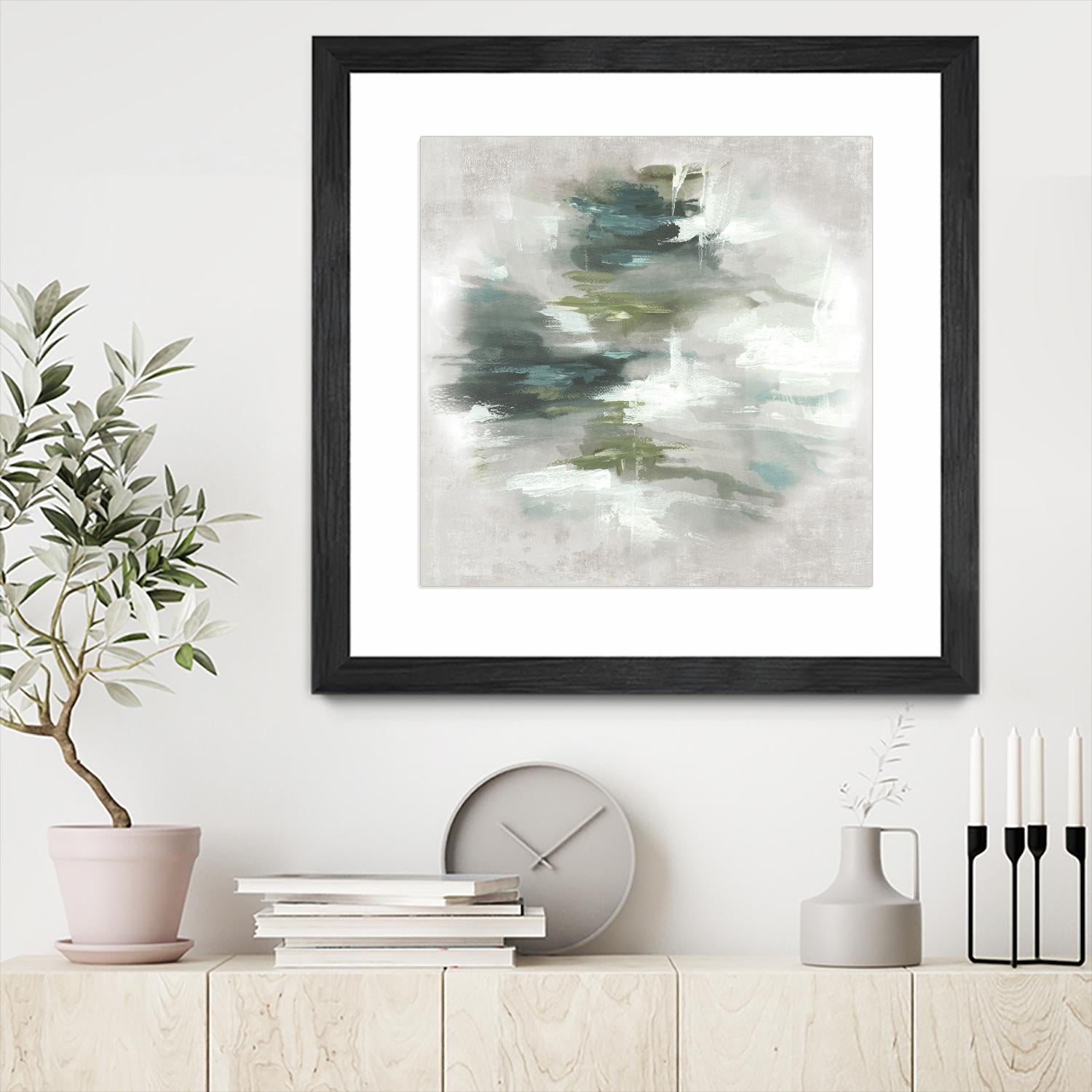 Sunset Glow II by PI Studio on GIANT ART - grey abstract