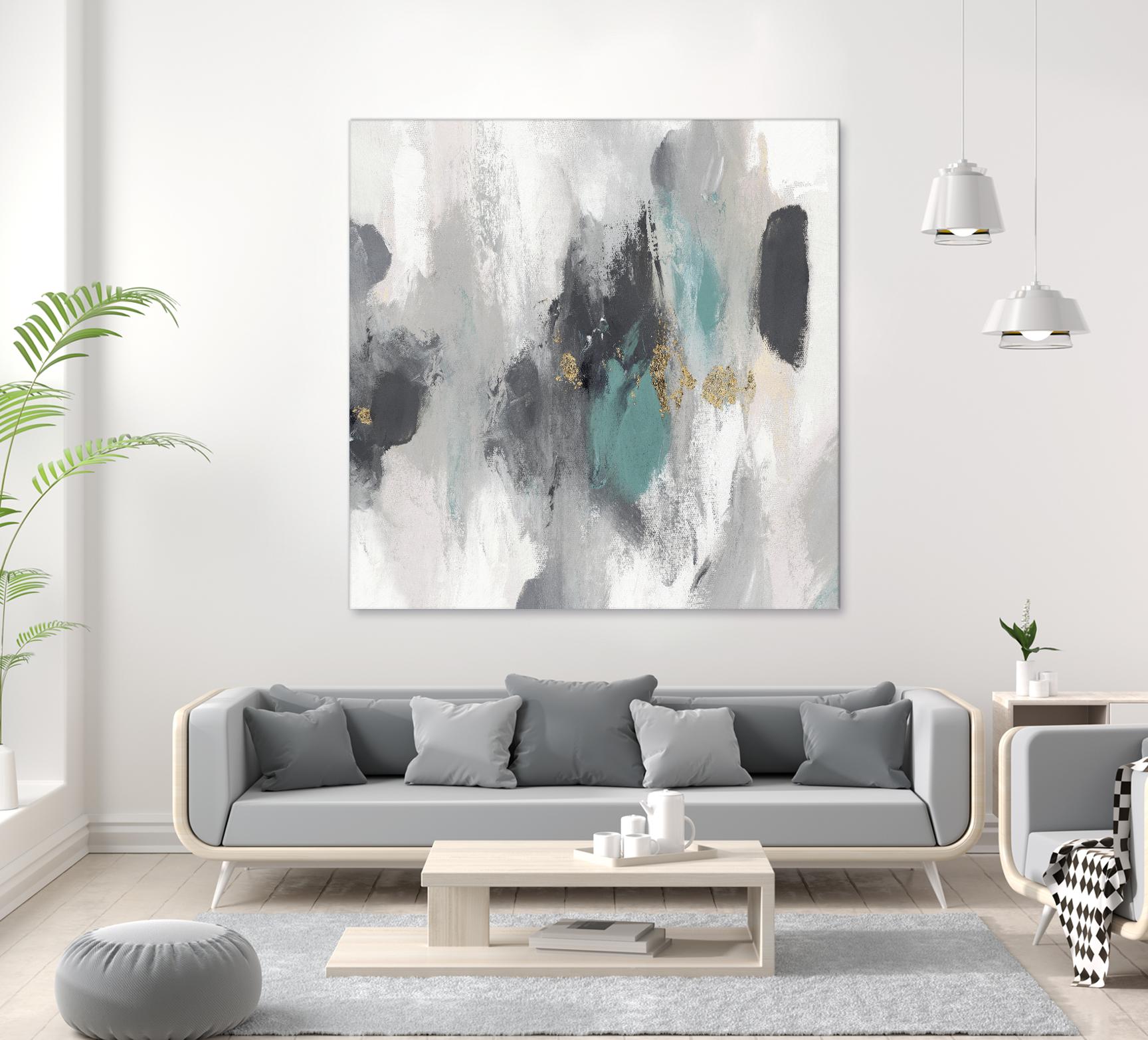 Gray Days I by PI Studio on GIANT ART - white abstract