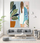 Plant Lady II by Pi Studio on GIANT ART - green botanical fashion