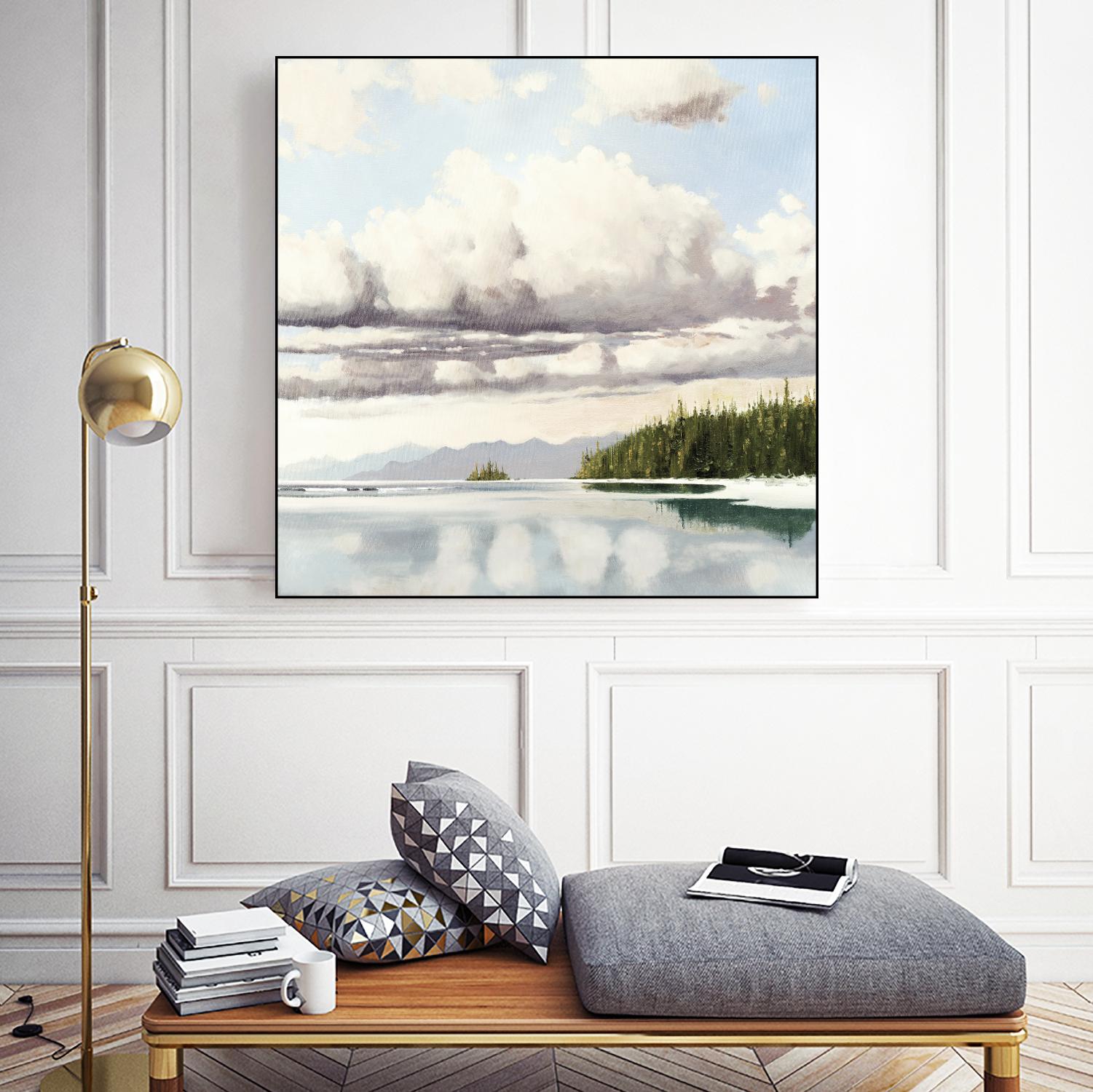 The Clearing II by Pieter Molenaar on GIANT ART - green landscape