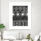 African I Black Version by PI Studio on GIANT ART - white abstract