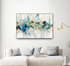 Blue Silver III by Tom Reeves on GIANT ART - blue abstract