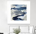 Whale Watching I by Edward Selkirk on GIANT ART - beige nautical