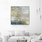 Playa Secreto III Indigo Version by Wendy Kroeker on GIANT ART - blue abstract