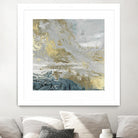 Playa Secreto III Indigo Version by Wendy Kroeker on GIANT ART - blue abstract