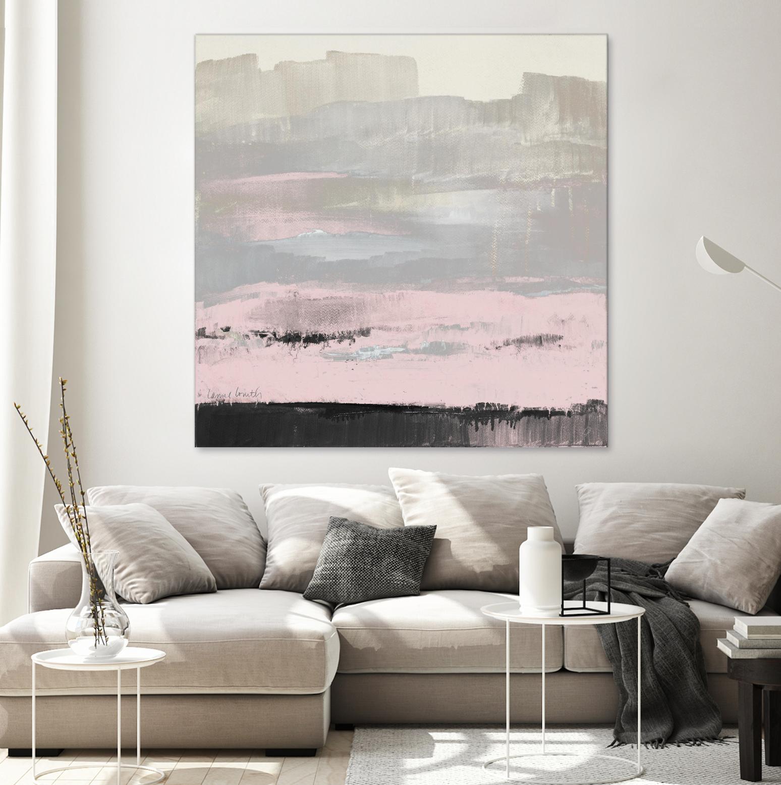 In the Distance (Pink) by Lanie Loreth on GIANT ART - abstract 