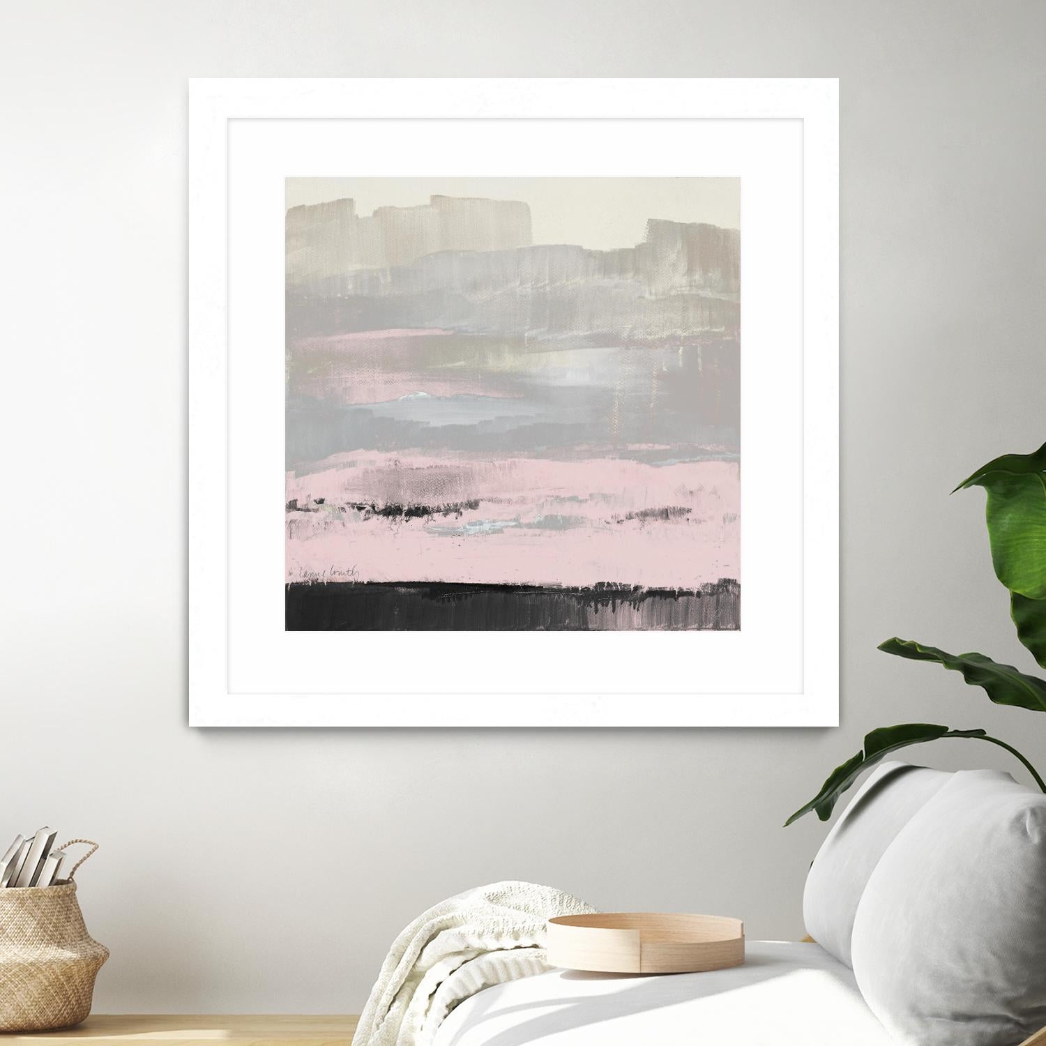In the Distance (Pink) by Lanie Loreth on GIANT ART - abstract 