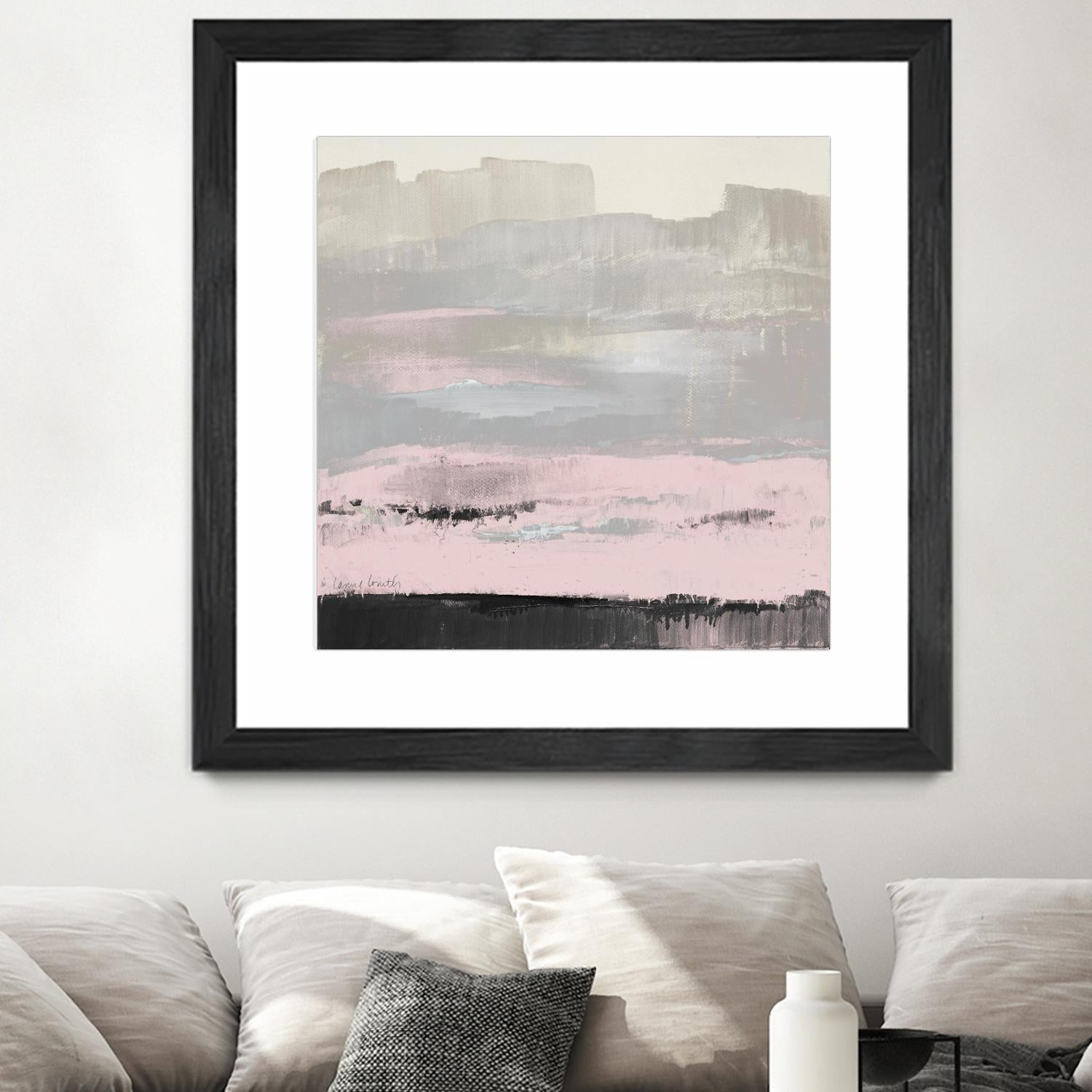 In the Distance (Pink) by Lanie Loreth on GIANT ART - abstract 