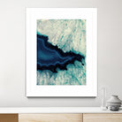 Up Close Blue Mineral II by Susan Bryant on GIANT ART - abstract 