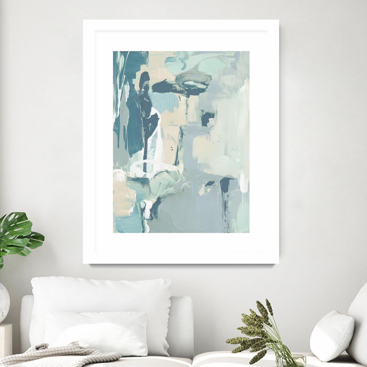 Blue Anticipation I by Lanie Loreth on GIANT ART - abstract 