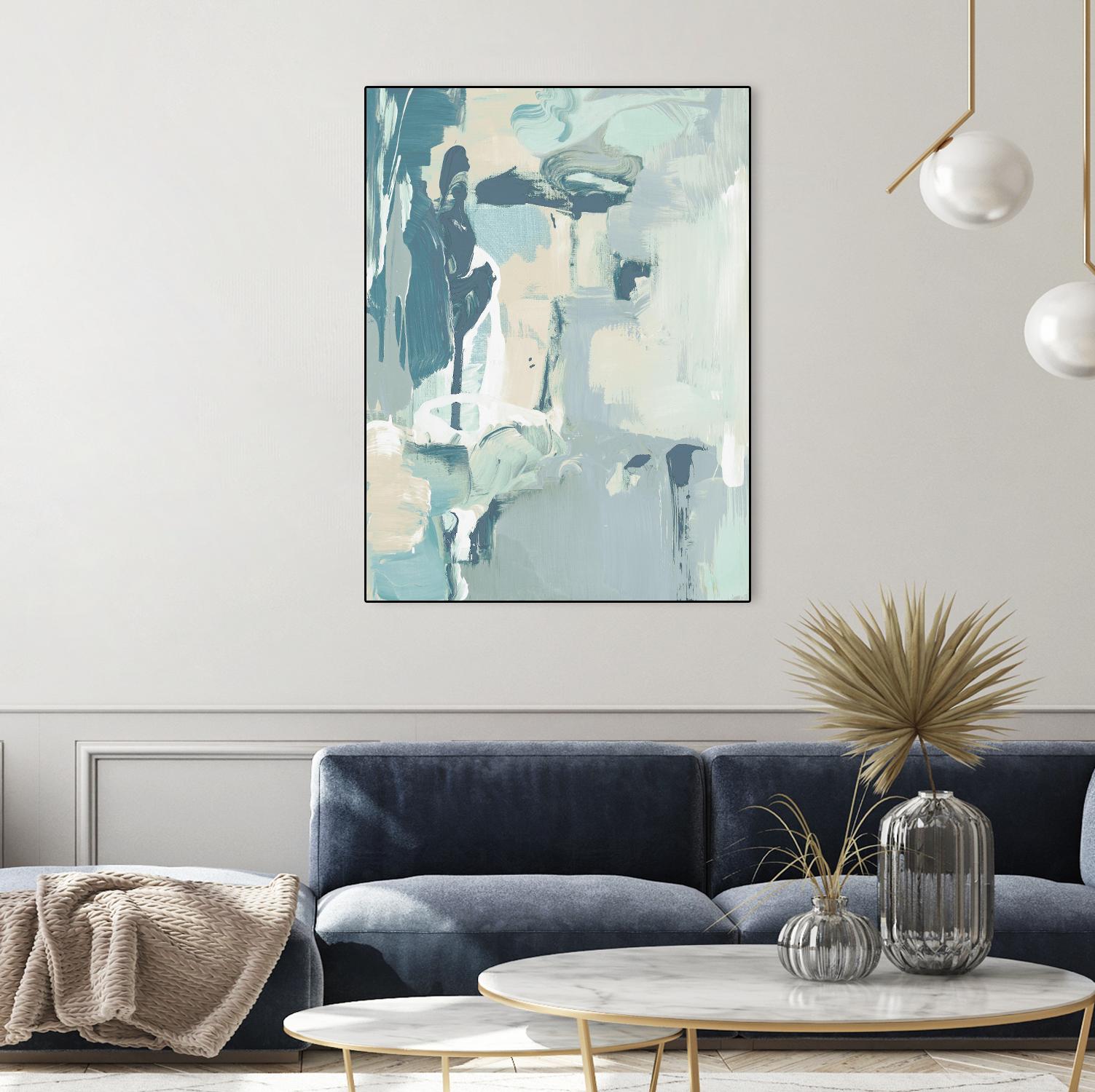 Blue Anticipation I by Lanie Loreth on GIANT ART - abstract 