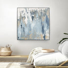 Blue Illusion Square III by Patricia Pinto on GIANT ART - abstract 