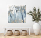 Blue Illusion Square III by Patricia Pinto on GIANT ART - abstract 